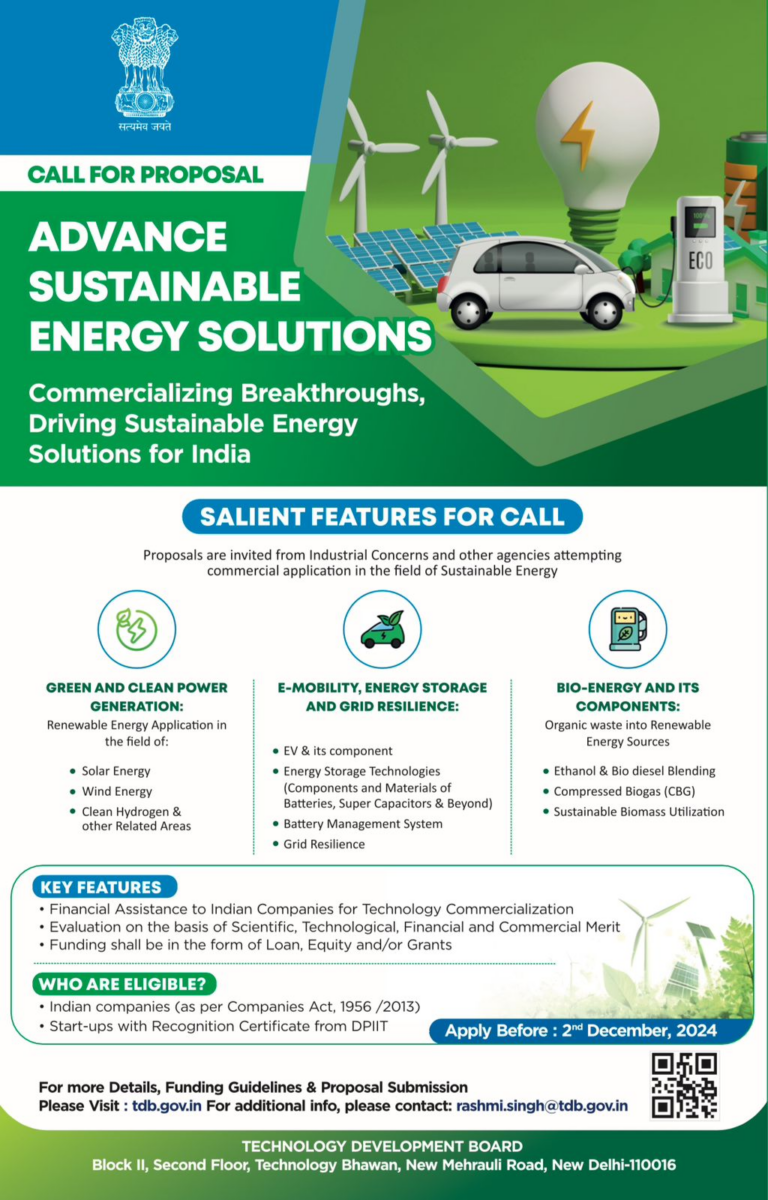 Proposal for Advance Sustainable Energy from Indian Private Limited